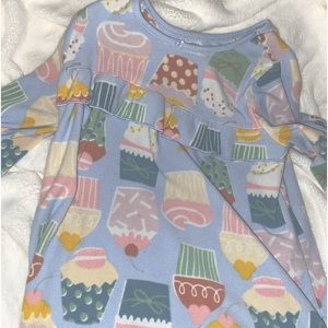 carters | kids pjs | cupcake pattern | size 12-14